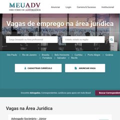 Vagas de emprego para Advogados e Estagiários - Advogados Correspondentes - MEUADV