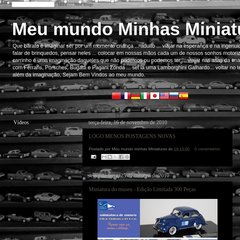 Meu mundo Minhas Miniaturas