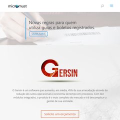 Micromust do Brasil - Bem vindo