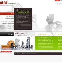  fran&ccedil;aise, deutsch, mim-tech Alfa, Tecnolog&iacute;a mim