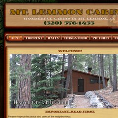 Www Mtlemmoncabins Com Mt Lemmoncabins Com