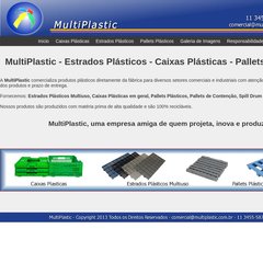 Estrado Plástico - Caixas Plásticas - Pallet Plástico - MultiPlastic