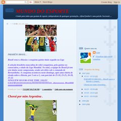MUNDO DO ESPORTE