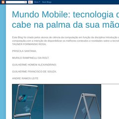 Mundo Mobile: tecnologia que cabe na palma da sua mão