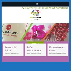 MW Eventos | Gás Hélio e Decorações