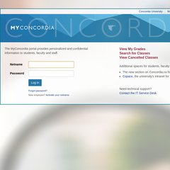 MyConcordia - Your gateway to internal resources - Concordia University