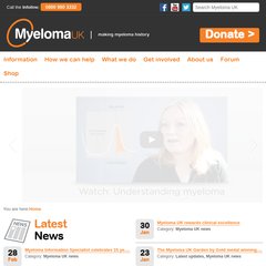 myeloma.org.uk Myeloma UK, 0800 980 3332, What is myeloma?