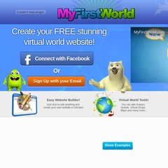 My First World | Free Website Builder - Create your own virtual world