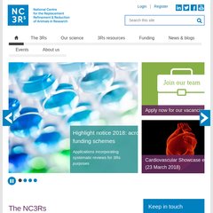 NC3Rs - National Centre for the Replacement, Refinement and Reduction of Animals in Research