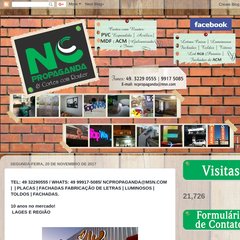 NC PROPAGANDA COMUNICAÇÃO VISUAL