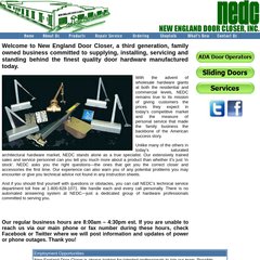 Www Nedoorcloser Com New England Door Closer