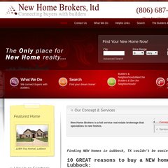 New Home Brokers, ltd | Serving New Home Buyers in Lubbock, TX and the Surrounding Area