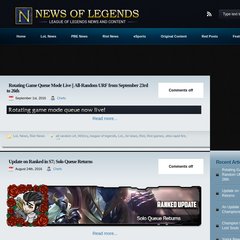 News of Legends - League of Legends News and Content