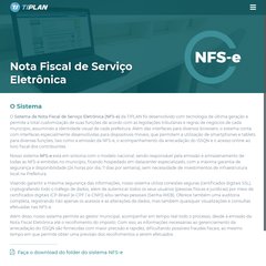 TIPLAN :: Soluções :: NFS-e - Nota Fiscal de Serviços Eletrônica :: Módulos :: HPE
