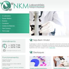 nkmpatologia.com.br O Laborat&oacute;rio, Equipe M&eacute;dica, Exames
