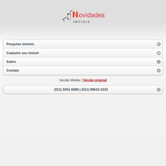 Novidades Imoveis - Imobiliária em São Paulo