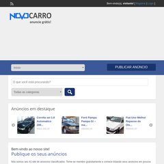novocarro.com.br Novo Carro - Lojas de veiculos, Venda de Carros e Motos, Classificados e Venda de Automóveis