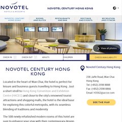 Hong Kong Hotel - Novotel Century Hong Kong Hotel - Novotel Hotel in Hong Kong