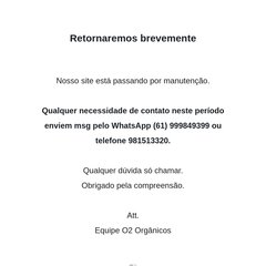 o2organicos.com.br Loja Virtual, E-commerce, produtos orgânicos