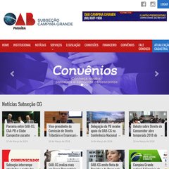 Ordem dos Advogados do Brasil - Subseção Campina Grande - Paraiba. OAB