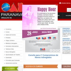 OAB - ORDEM DOS ADVOGADOS DO BRASIL SUBSEÇÃO PARANAVAÍ