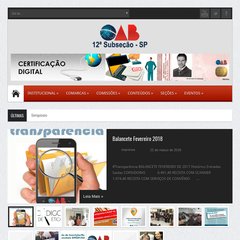 OAB RP | Ordem dos Advogados do Brasil | 12ª Subseção de Ribeirão Preto