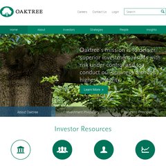 Oaktree home page