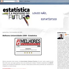 LOUCO NÃO, ESTATÍSTICO