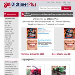 www.Oldtimerplus.de - Anzeigenmarkt für Oldtimer Traktoren
