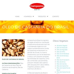&Oacute;leo de Castanha do Brasil - Campestre