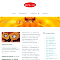 &Oacute;leo de Palmiste - Campestre