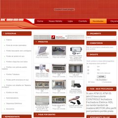 Portão Automático portões para residência estabelecimento alarmes automatizadores