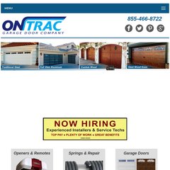 Www Ontracdoors Com Ontrac Garage Doors