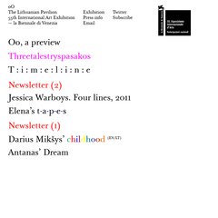 oO – Lithuanian Pavilion at the 55th Venice Biennale 2013