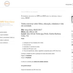 OPS Vera Cruz | Organização de Pais Solidários da escola Vera Cruz