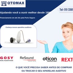 Otomax - Aparelhos Auditivos e Acess&oacute;rios