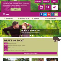 Welcome to Paignton Zoo Environmental Park, Paignton, Devon, UK.