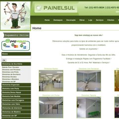 Painelsul - Divisórias, Forros, Persianas, Toldos - (11) 5548-3695 | 5524-4731