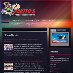 Bem-Vindo ao site da Pakito's Eventos Esportivos............