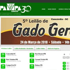 PAMPA REMATES - Leilão de Gado Nelore, Reprodutores, Bezerros