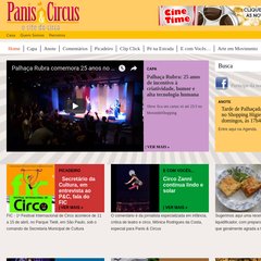 panisecircus.com.br Pannis e Circo, Quem Somos, Capa