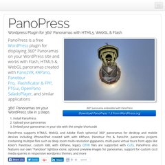 panopress.org PanoPress, Instructions, Examples