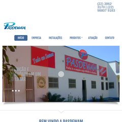pasdewam.com.br Produção, Cobertura, Fábrica