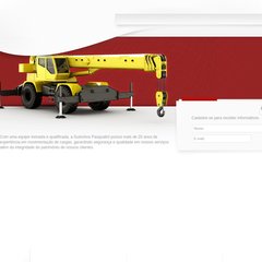 Guinchos Pasqualini - Empilhadeiras, Muncks, Guinchos Girat&oacute;rios Traseiros, Guindastes