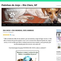 Patinhas de Anjo – Rio Claro, SP | Caminhando em prol dos animais