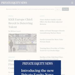 Today - Top stories - Private Equity News
