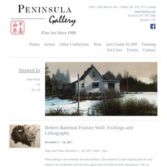 Welcome! - Peninsula Art Gallery - +25 Years of Art in Sidney, British Columbia