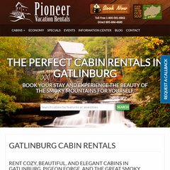 Www Pioneercabinrentalstn Com Pioneer Cabin Rentals In Gatlinburg