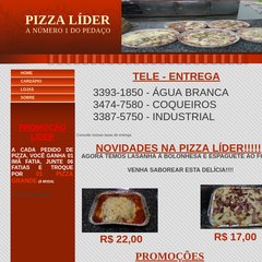 PIZZA LÍDER Home