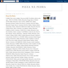 Pizza Na Pedra